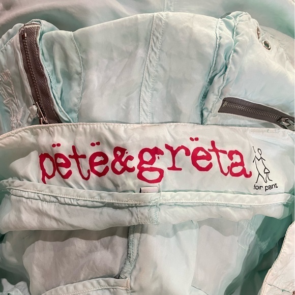 JOHNNY WAS Pete & Greta Aqua Cupra Cargo Shorts - Picture 7 of 9